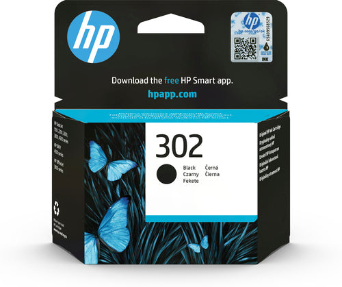 HP 302 Black Original Ink Cartridge HP 302 Black Original Ink Cartridge
